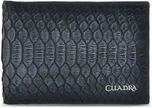 Cuadra Python Leather Wallet for Men with Logo Elegance in Every Detail| BC025RS Oxford (Oxford) in Saudi Arabia