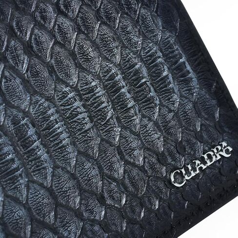 Cuadra Python Leather Wallet for Men with Logo Elegance in Every Detail| BC025RS Oxford (Oxford) in Saudi Arabia
