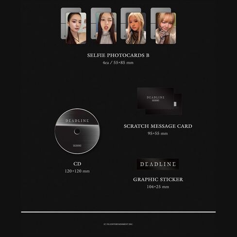 BLACKPINK [الموعد النهائي للألبوم المصغر الثالث] (الإصدار الرمادي) + مجموعة 3 بطاقات فوتوغرافية إضافية in Kuwait