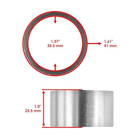 Caltric Muffler Pipe Gaskets and Springs Compatible with Can-am Bombardier DS650 Baja X 2000-2007 in Saudi Arabia
