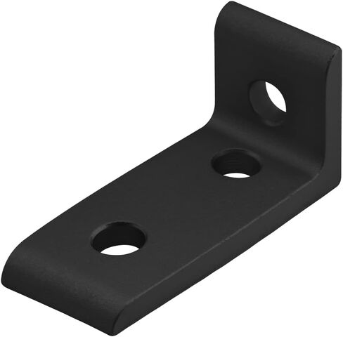 8020, 4176, 10 Series, Aluminum 3 Hole Inside Corner Bracket 90 Degree Angle Bracket for 80/20 T Slot Extruded Aluminum Extrusion (Clear Anodize, 10) in Kuwait