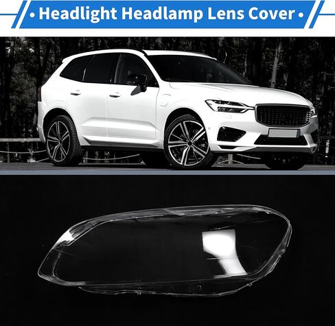 Headlight Lens Cover Headlight Headlamp Lense Clear Lens Cover for Volvo XC60 2014-2017 Clear PC 1 Pcs Front Left Car in Saudi Arabia