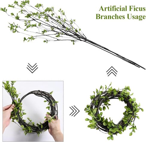 4 قطع من فروع اللبخ الاصطناعي من شيريكا، سيقان الأوكالبتوس الصناعية 47.2 سم للمزهرية، نباتات خضراء وهمية في الداخل، أغصان وفروع ذات ملمس حقيقي لحشو المزهريات، ديكور المنزل، زخرفة القطع المركزية (أخضر) in Kuwait