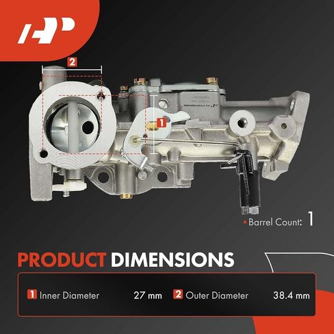 A-Premium 498298 Carburetor with Gaskets Compatible with Briggs & Stratton 495951 495426 692784 492611 490533 5HP Engines 130202 112202 112232 134202 137202 133212 in Saudi Arabia