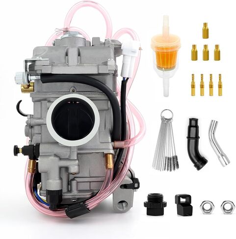 المكربن لياماها WR400F 1998-2000 WR426F 2001-2002 WR450F 2003-2011 YZ400F 1998-1999 YZ426F 2001-2002 YZ450F 2003-2009 ل Keihin FCR40 FCR 40 مللي متر 5TG-14101-00-00 in Saudi Arabia