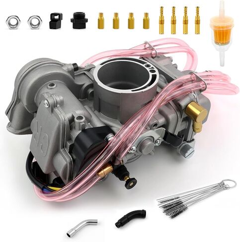 المكربن لياماها WR400F 1998-2000 WR426F 2001-2002 WR450F 2003-2011 YZ400F 1998-1999 YZ426F 2001-2002 YZ450F 2003-2009 ل Keihin FCR40 FCR 40 مللي متر 5TG-14101-00-00 in Saudi Arabia