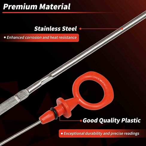 Oil Dipstick Oil Level Dip Stick No.9175509 for Volvo/VN/2004 – Precisely Engineered Fluid Level Gauge Orange 1 Pc in Saudi Arabia