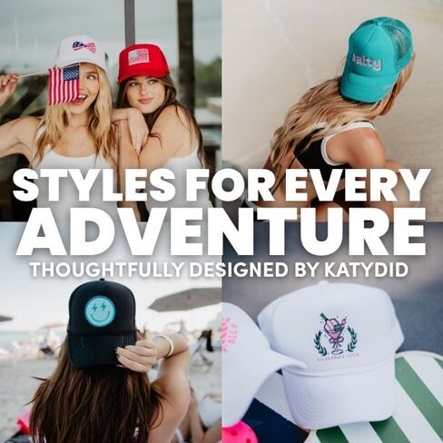 KATYDID Drinking Buddies Decal Foam Trucker Hat in Kuwait