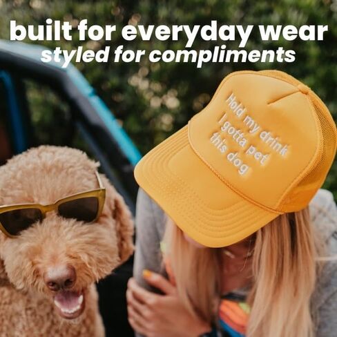 KATYDID Drinking Buddies Decal Foam Trucker Hat in Kuwait