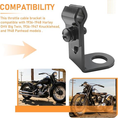 9005-4 دعامة كابل الخانق تنطبق على 1936-1948 Harley Ohv Big Twin، استبدال دعامة تثبيت كابل الخانق المتوافقة مع 1936-47 Knucklehead، 1948 Panhead in Kuwait
