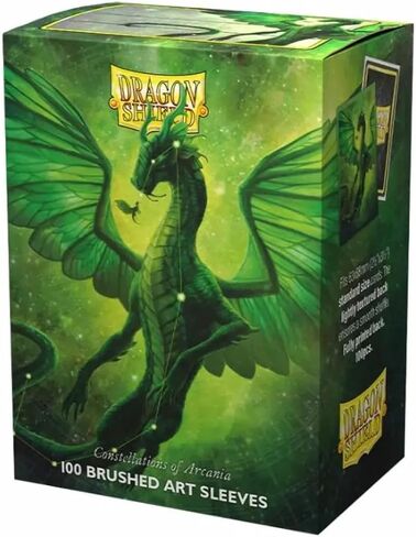 أكمام Dragon Shield - إصدار محدود غير لامع مزدوج الفن: Wood Dragon 100 CT - أكمام بطاقات - ناعمة وصعبة - متوافقة مع بطاقات Pokémon وMagic The Gathering وDigimon MTG TCG OCG وبطاقات الهوكي in Saudi Arabia