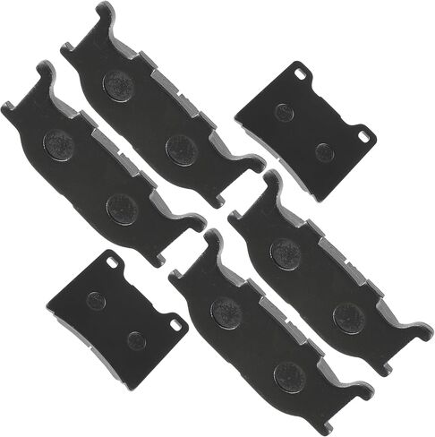 Caltric Front Rear Brake Pads Compatible with Yamaha V-Star 1100 Silverado Xvs1100 Xvs 1100 2003-2009 Front Rear Brake Pads in Saudi Arabia