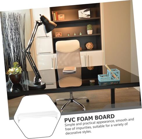 DOITOOL Computer Monitor Heightened Stand White Desktop Base Bracket Thickened Board Screen Shelf for Office and Student Use Ergonomic Neck Relief in Kuwait