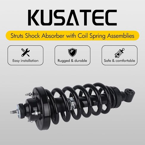 KUSATEC Rear Pair Complete Struts Shock Absorber fit for Ford Explorer; Mercury Mountaineer 2006-2010, 171125x2 Left/Right Struts with Coil Spring Assemblies in Saudi Arabia