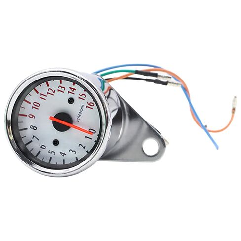 Riloer Bicycle Tachometer Cycle Bike Computer, 12V Digital Gauge Motorcycle 16000 RPM Tachometer Universal, Motorcycle Mechanical Tachometer Gauge in Saudi Arabia