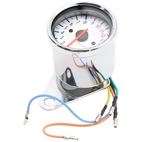 Riloer Bicycle Tachometer Cycle Bike Computer, 12V Digital Gauge Motorcycle 16000 RPM Tachometer Universal, Motorcycle Mechanical Tachometer Gauge in Saudi Arabia