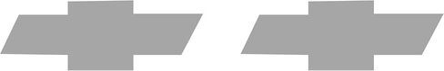 Pre-Cut Rear Emblem Tint Compatible with Chevrolet Malibu 2019-2025 | Precision Cut Stretchable PPF Vinyl Overlay Cover Wrap Dark Smoke (Pack of 2) in Saudi Arabia