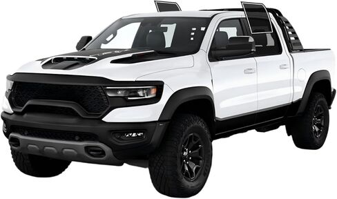 Precut Window Tint Film Front Two Door Windows Tint Film Cars Sun Blocking Protection Privacy Anti Shatter Glass 2 Ply Computer Cut Any Tint Shade for Ram 1500 Crew Cab 2019-2023 in Kuwait