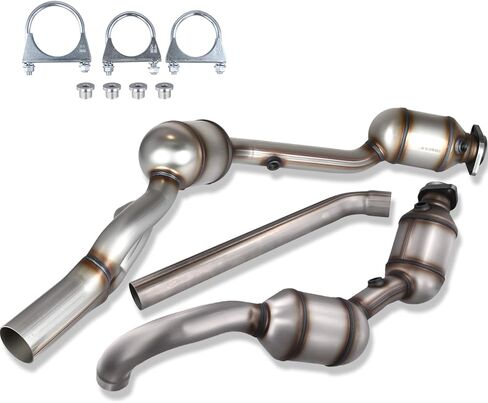 المحول الحفاز الأمامي لسيارة جيب رانجلر JK 3.8L، Y-Pipe 2007-2009، استبدال المحول الحفاز 20398 42638 (متوافق مع وكالة حماية البيئة) in Saudi Arabia