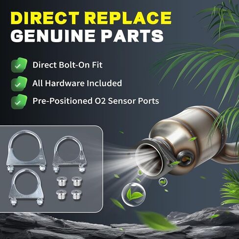 المحول الحفاز الأمامي لسيارة جيب رانجلر JK 3.8L، Y-Pipe 2007-2009، استبدال المحول الحفاز 20398 42638 (متوافق مع وكالة حماية البيئة) in Saudi Arabia
