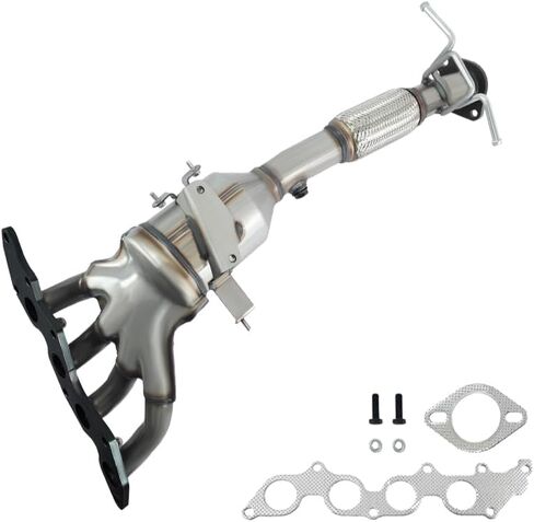 Exhaust Manifold Catalytic Converter Compatible With Mazda 3 2004-2009 2.0L L4(OEM/OBD-Ⅱ Replacement Catalytic Convertor) in Kuwait