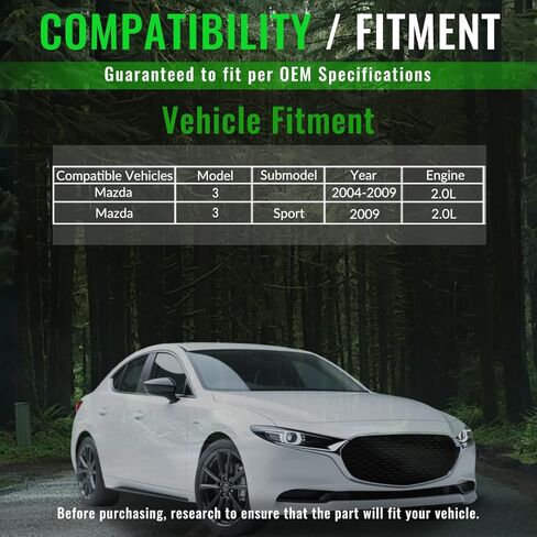 Exhaust Manifold Catalytic Converter Compatible With Mazda 3 2004-2009 2.0L L4(OEM/OBD-Ⅱ Replacement Catalytic Convertor) in Kuwait