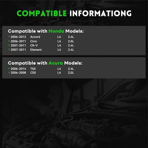 17960N بداية جديدة تناسب 2006-2012 Honda Accord 2.4L، Civic 2006-2011، CR-V Element 2007-2011، Acura TSX 2006-2014 2.4L، CSX 2006-2008 2.0L، 31200-RAA-A61 31200-RRA-A51 31200R40A01 31200R41L01 in Saudi Arabia