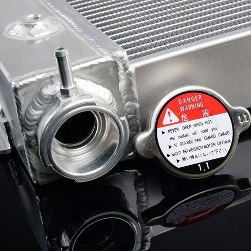 ALLOYWORKS 3 Row Aluminum Radiator + Shroud Fan + Relay for Jeep Wrangler TJ YJ CHEVY V8 Conversion (w/FAN SROUD) in Saudi Arabia