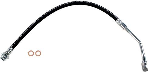 Front Right and Left Brake Hydraulic Hose - 2Pcs Brake Hose Replacement Brake Lines Hose Set ZGYWAutoParts for Chevrolet K20 6.2L 1982-1986, for GMC K2500 4.8L 1981-1986, for GMC K2500 5.7L 1981-1986 in Saudi Arabia