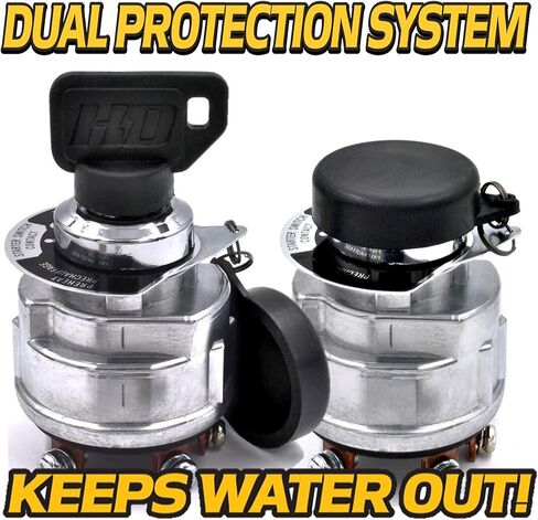 HD Switch Ignition Key Starter Switch Assembly Replaces Kubota Engine D600, D850, D950, D905, D1005, D1105 V1305 Includes 3 Keys in Saudi Arabia