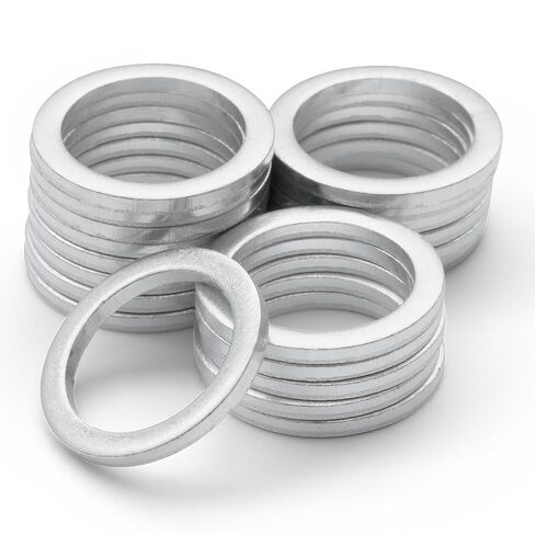 Votex - Oil Drain Plug Crush Washer fits Porsche 718 Boxster (2017-2025) - 2.5 Liter - 4 Cylinder - 20 Pack - Made in USA in Saudi Arabia