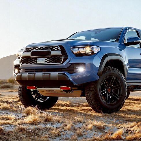 خطافات سحب أمامية لسيارة Toyota Tacoma 2024-2026/4Runner 2025-2026/Land Cruiser 250 2024-2025، خطافات سحب حمراء شديدة التحمل من الألومنيوم للطرق الوعرة ملحقات Toyota Tacoma، قطعتان in Kuwait