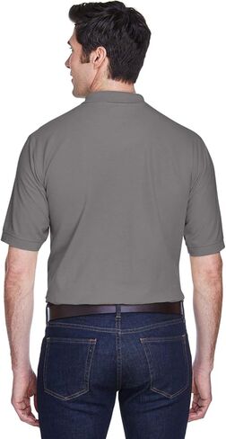 UltraClub Men's Whisper Piqué Polo 5XL GRAPHITE in Kuwait