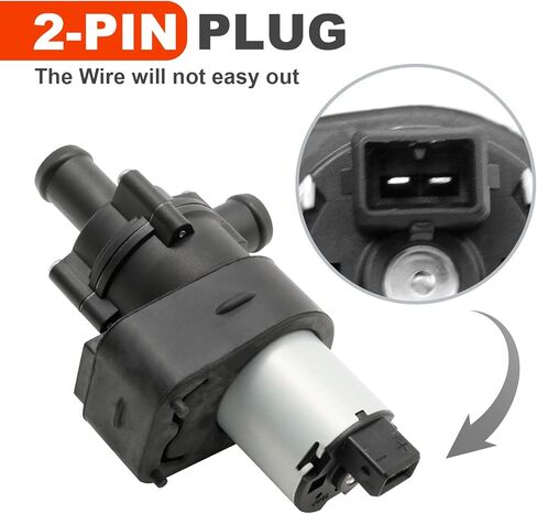 55056340AA Electric Auxiliary Water Pump, Replacement for Dodge Durango 3.7L 4.7L 5.7L 2004-2007, Replaces 5W6002 89022 SK902063 in Saudi Arabia