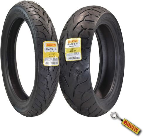 Pirelli Night Dragon 110/90-19 M/C 62H TL Cruiser Motorcycle Front Tire - Superior Traction & Handling for High-Performance Cruisers w/Keychain in Saudi Arabia
