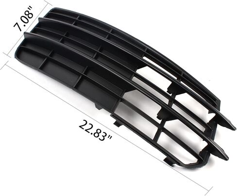 Fog Light Cover for Audi A7 2011-2014 3.0L,Front Bumper Fog Lamp Grille Replacement Parts 4G8807681 4G8807682,Black ABS Left and Right Covers in Kuwait