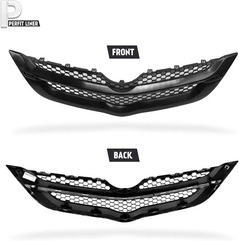 Perfit Liner New Front Black Grille Grill Replacement Without emblem provision Compatible With 2007-2008 Yaris S/Base Fits TO1200294 531110D901 in Saudi Arabia