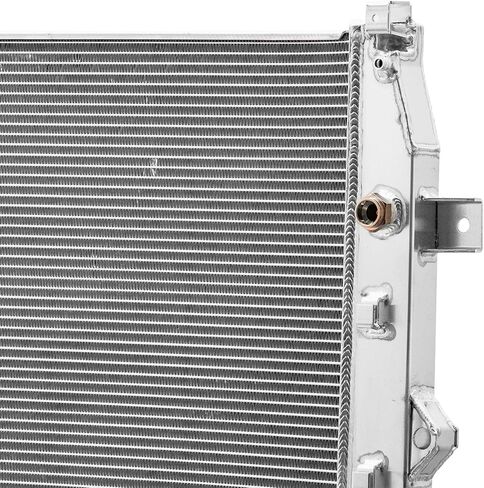 Aluminum Radiator Compatible with 2011-2016 Chevy Silverado GMC Sierra 2500 3500 HD GM 6.6L Duramax Diesel LML Engine 2-Core Performance Cooling in Kuwait