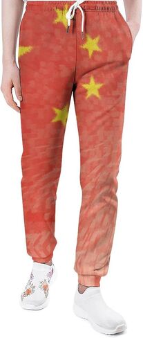 Mens Pants Lightweight Sweatpants Dominican Flag Casual Jogger Pants Soft Sports Pants for Running Workout in Saudi Arabia
