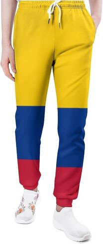 Mens Pants Lightweight Sweatpants Dominican Flag Casual Jogger Pants Soft Sports Pants for Running Workout in Saudi Arabia
