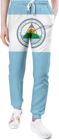 Mens Pants Lightweight Sweatpants Dominican Flag Casual Jogger Pants Soft Sports Pants for Running Workout in Saudi Arabia
