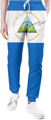 Mens Pants Lightweight Sweatpants Dominican Flag Casual Jogger Pants Soft Sports Pants for Running Workout in Saudi Arabia