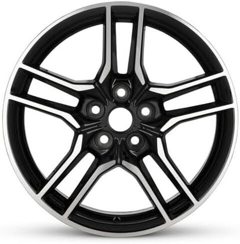 عجلة ألمنيوم بديلة جديدة مقاس 18x8 بوصة OEM مباشرة لفورد موستانج 2018-2023 5-114.3 مللي متر أسود 18 بوصة حافة JR3C1007BA in Saudi Arabia