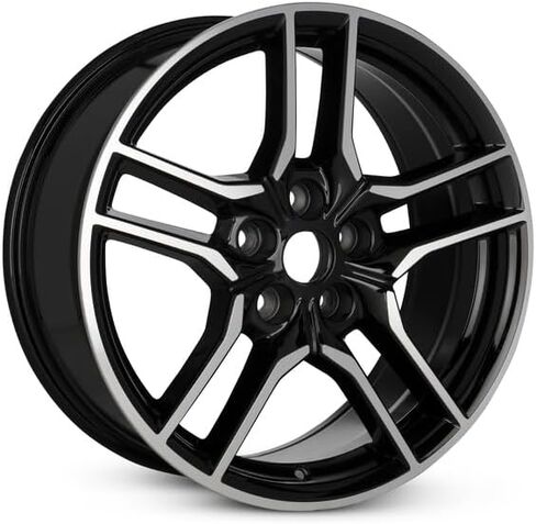 عجلة ألمنيوم بديلة جديدة مقاس 18x8 بوصة OEM مباشرة لفورد موستانج 2018-2023 5-114.3 مللي متر أسود 18 بوصة حافة JR3C1007BA in Saudi Arabia