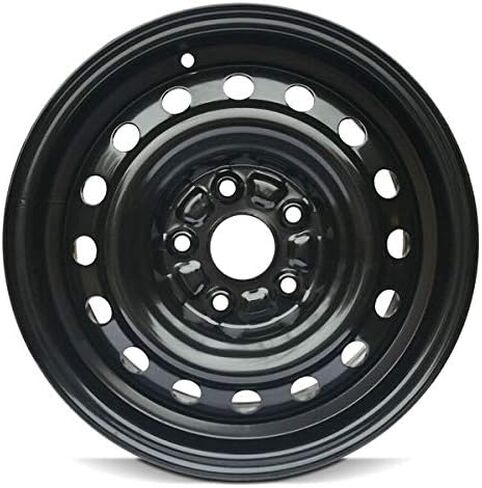 عجلة فولاذية بديلة جديدة مقاس 15 × 6 بوصة OEM مباشرة لسيارة Honda Accord 2013-2015 5-114.3 مم باللون الأسود مقاس 15 بوصة 4261106030 in Saudi Arabia