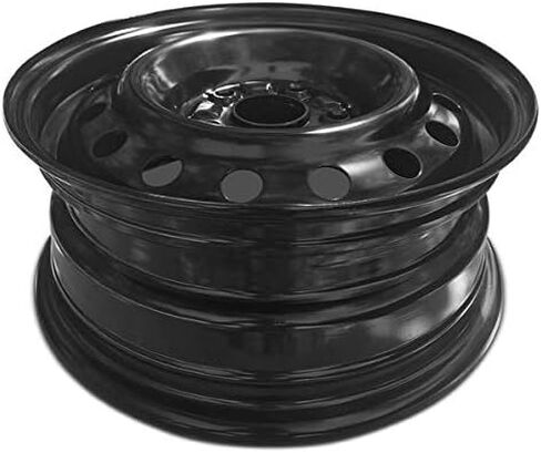 عجلة فولاذية بديلة جديدة مقاس 15 × 6 بوصة OEM مباشرة لسيارة Honda Accord 2013-2015 5-114.3 مم باللون الأسود مقاس 15 بوصة 4261106030 in Saudi Arabia