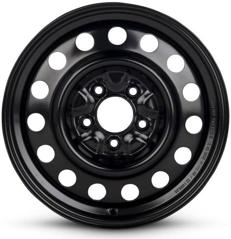 عجلة فولاذية بديلة جديدة مقاس 16 × 6.5 بوصة OEM لسيارة شيفروليه ماليبو 2016-2020 مقاس 5-115 مم باللون الأسود مقاس 16 بوصة 22969718 in Saudi Arabia