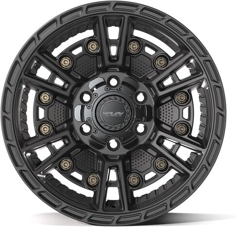4PLAY Wheels 4PS01 17 Inch Rims and Tires Fit 6x135 & 6x139.7 17x9 Satin Black - TS-57 RT 33x12.50/17 (Set of 4) in Kuwait