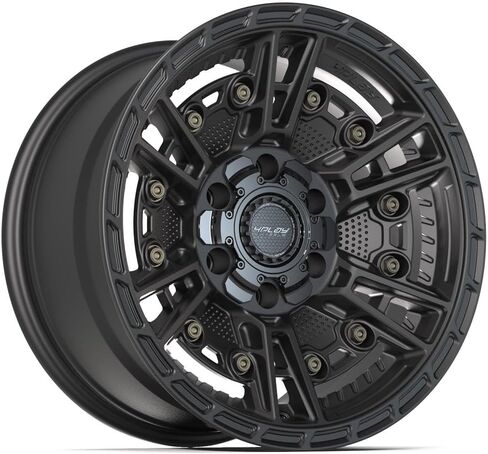 4PLAY Wheels 4PS01 17 Inch Rims and Tires Fit 6x135 & 6x139.7 17x9 Satin Black - TS-57 RT 33x12.50/17 (Set of 4) in Kuwait
