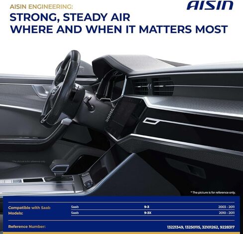 AISIN BLMGM-00523 HVAC Blower Motor with Wheel Assembly - Compatible with Saab 9-3 2003-2011, 9-3X 2010-2011 in Saudi Arabia